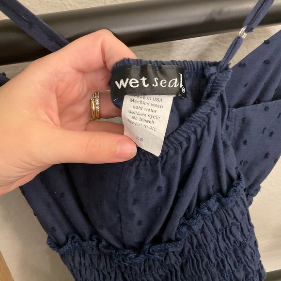 Wet Seal Swiss Dot Babydoll Top - Picture 6 of 6